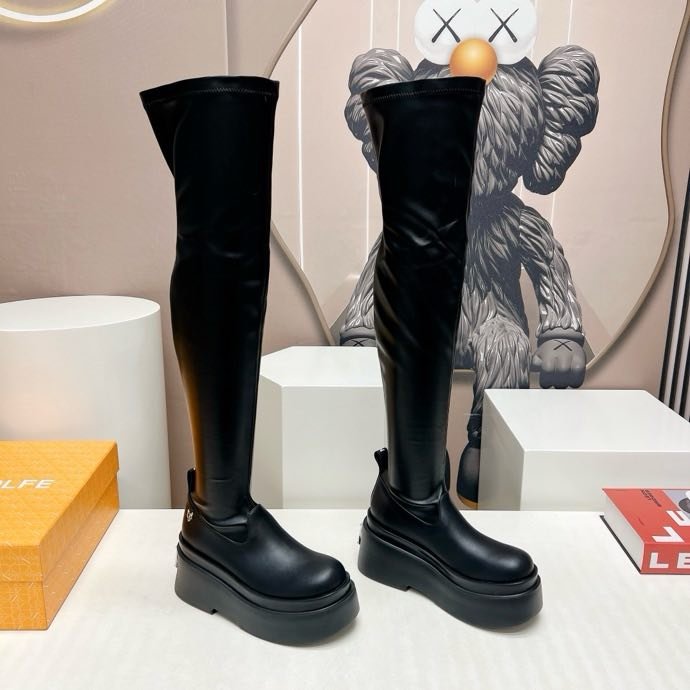 Hessian boots on platform фото 2