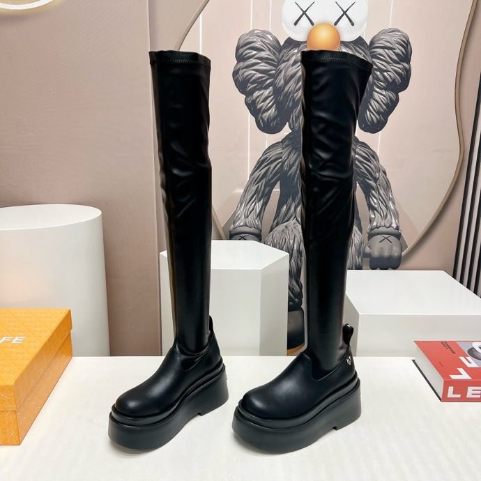 Hessian boots on platform фото 3