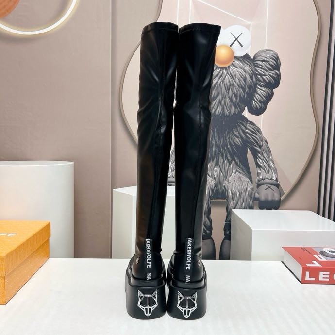 Hessian boots on platform фото 5