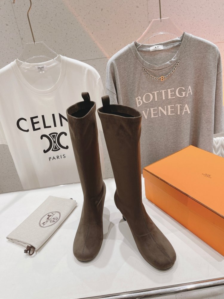 Ботфорти на високому підборах фото 2