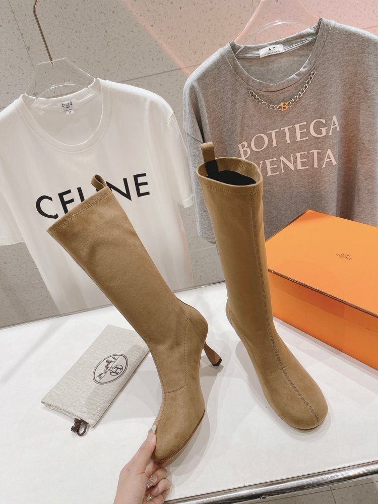 Ботфорти на високому підборах фото 3