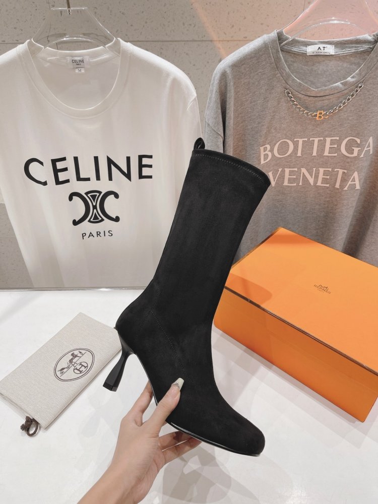 Ботфорти на високому підборах фото 4