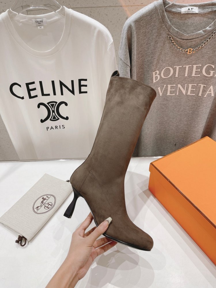 Ботфорти на високому підборах фото 4