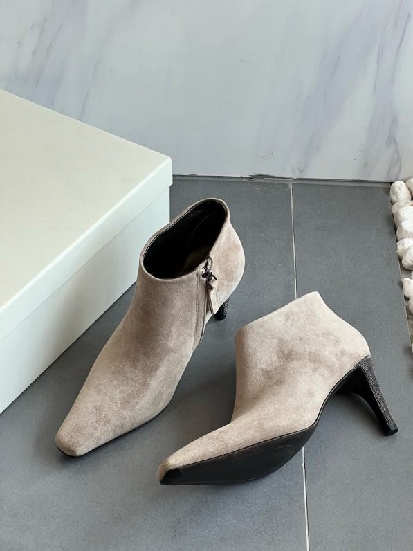 Ботильоны кожаные на молнии фото 2