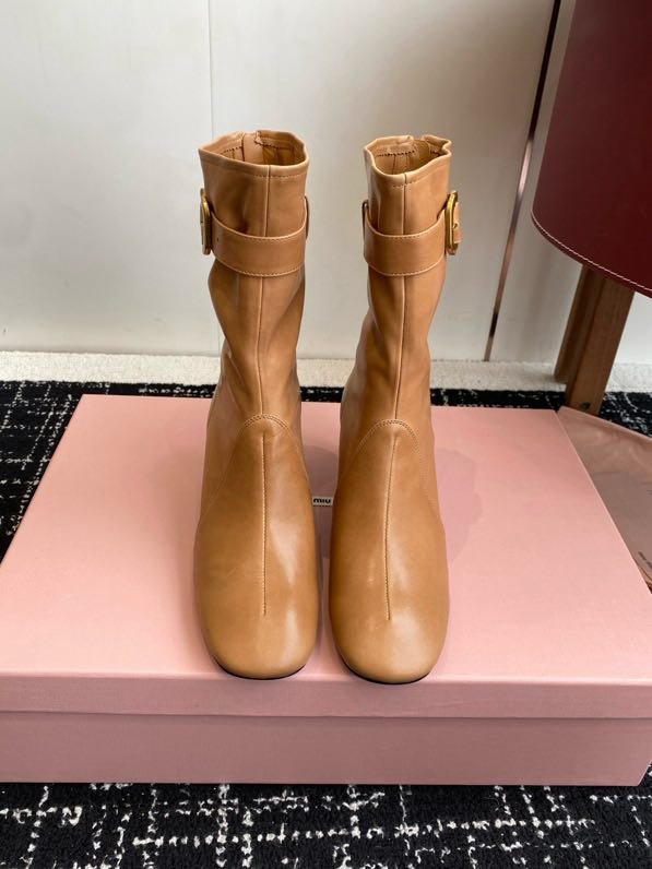 Ankle boots leather women's фото 3