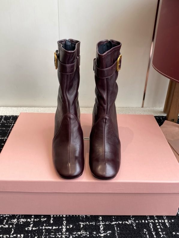 Ankle boots leather women's фото 3