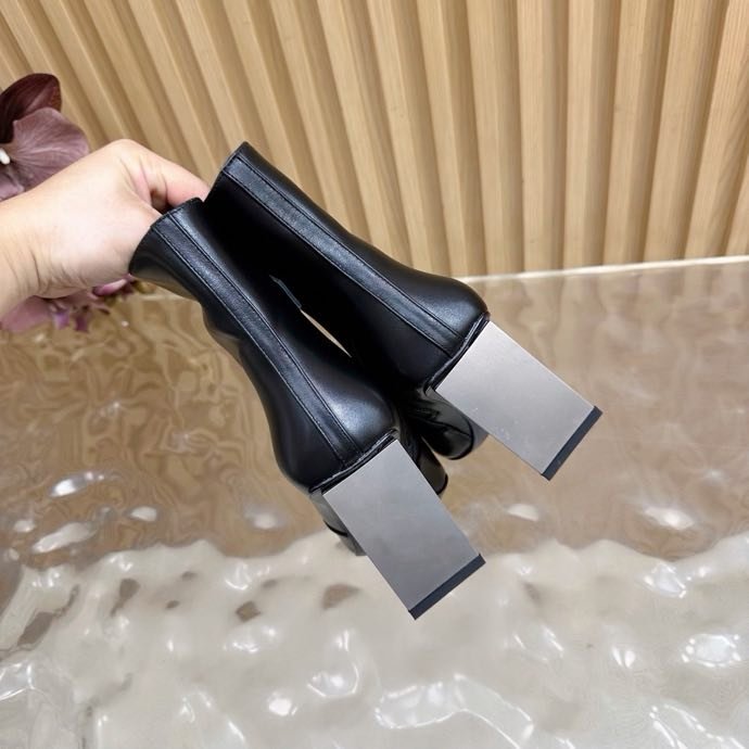 Ankle boots leather women's фото 3