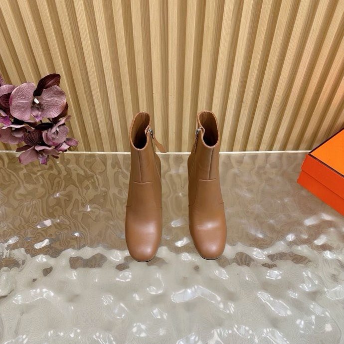 Ankle boots leather women's фото 3