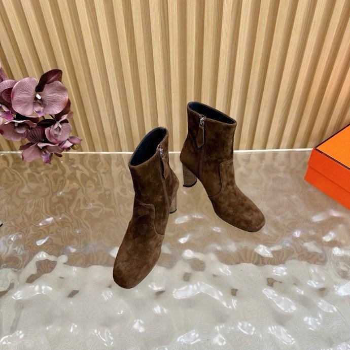 Ankle boots leather women's фото 3