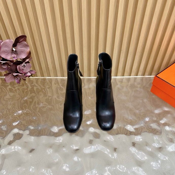 Ankle boots leather women's фото 4