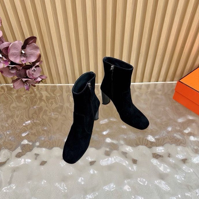 Ankle boots leather women's фото 5