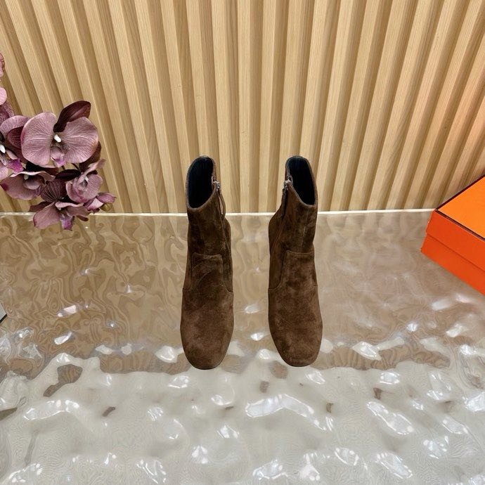 Ankle boots leather women's фото 5