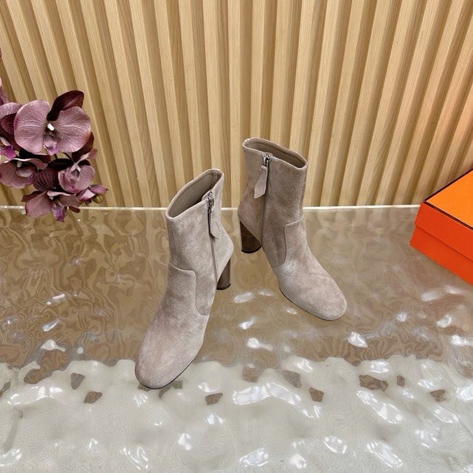 Ankle boots leather women's фото 6