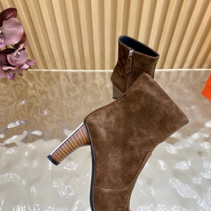 Ankle boots leather women's фото 8