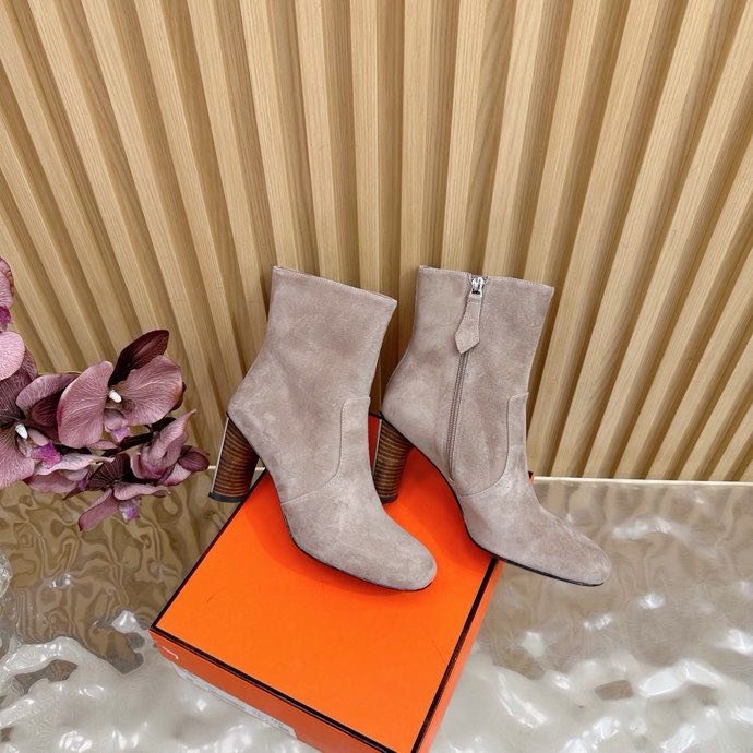 Ankle boots leather women's фото 8