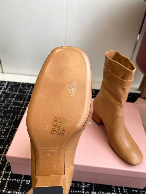 Ankle boots leather women's фото 9