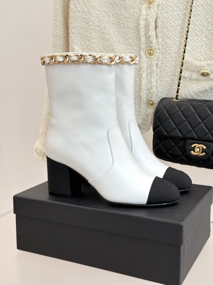 Ботильоны кожаные