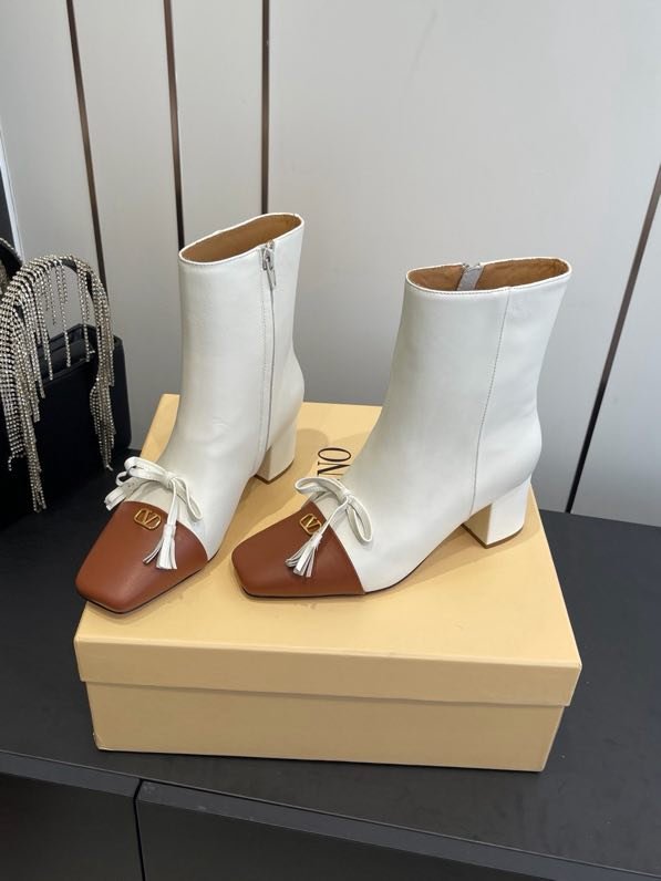 Ботильоны кожаные