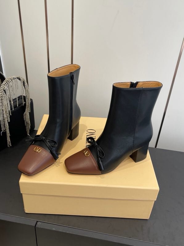 Ботильоны кожаные