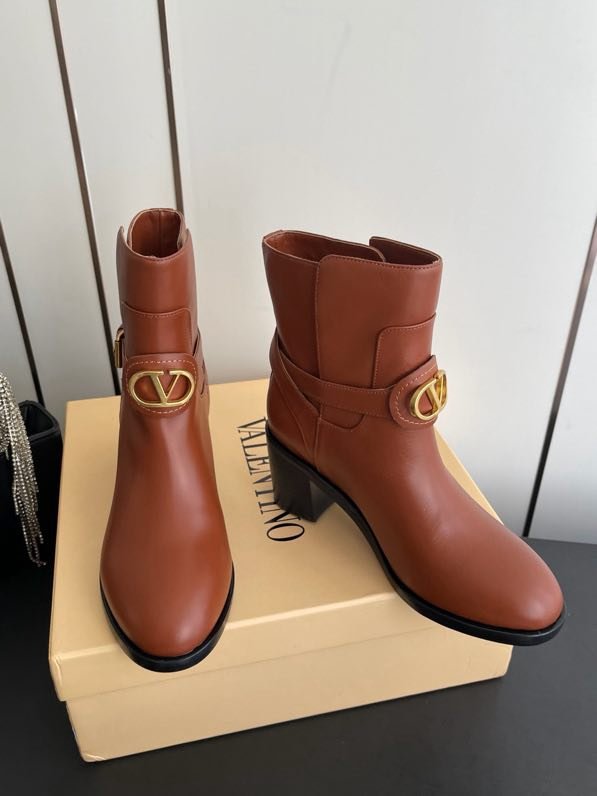 Ботильоны кожаные