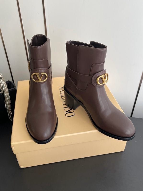 Ботильоны кожаные