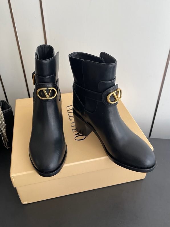 Ботильоны кожаные