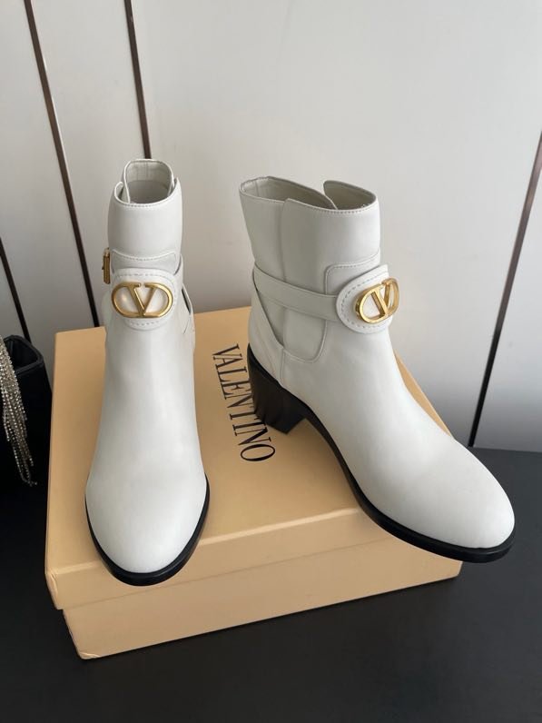 Ботильоны кожаные