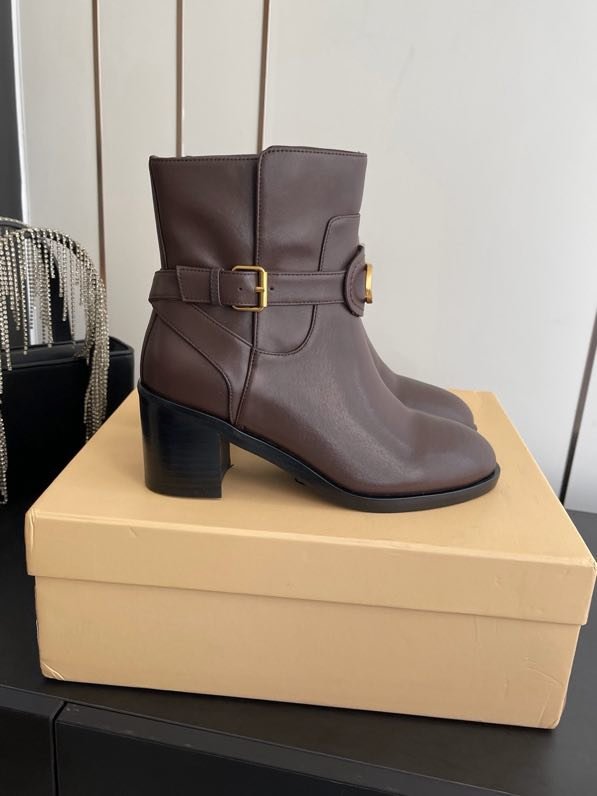 Ботильоны кожаные фото 2