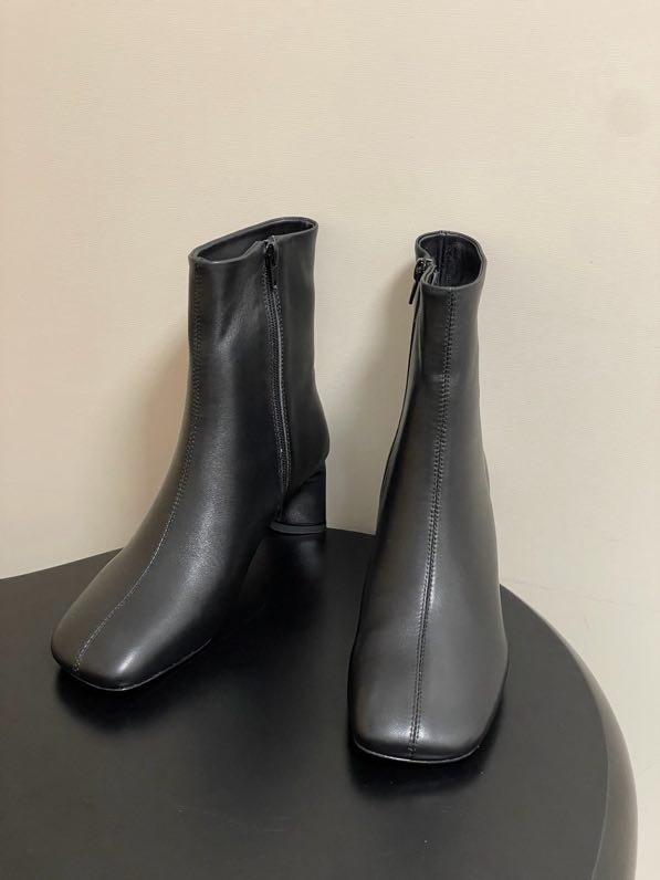 Ботильоны кожаные фото 3