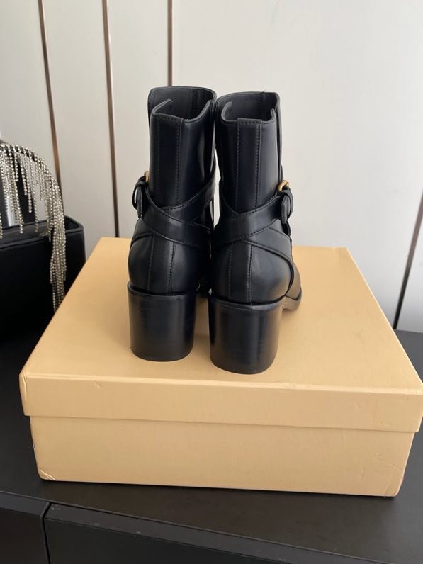 Ботильоны кожаные фото 4