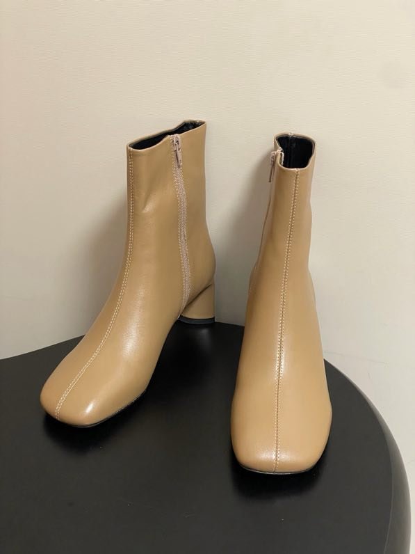 Ботильоны кожаные фото 5