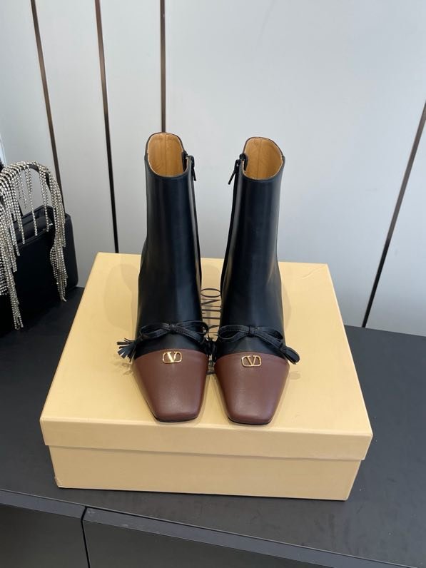 Ботильоны кожаные фото 5