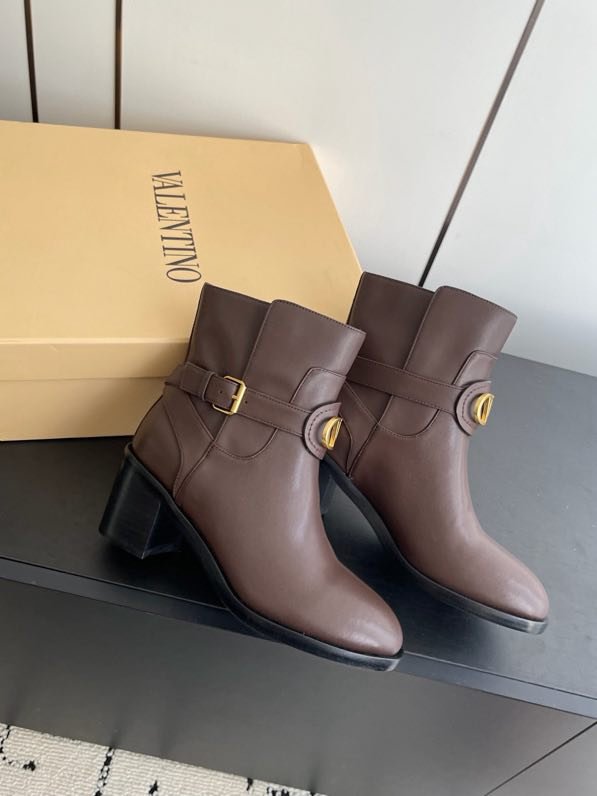 Ботильоны кожаные фото 5