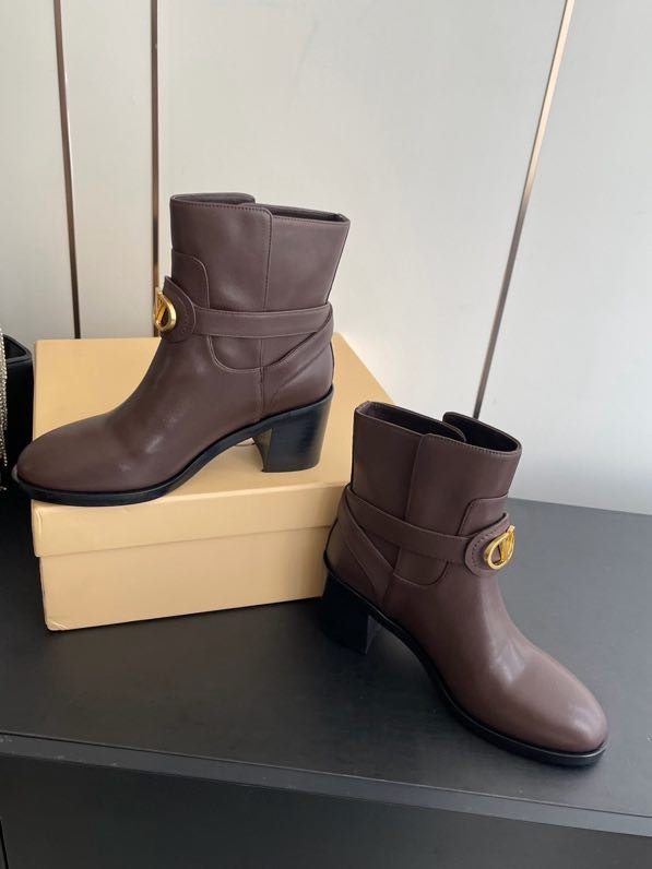 Ботильоны кожаные фото 6