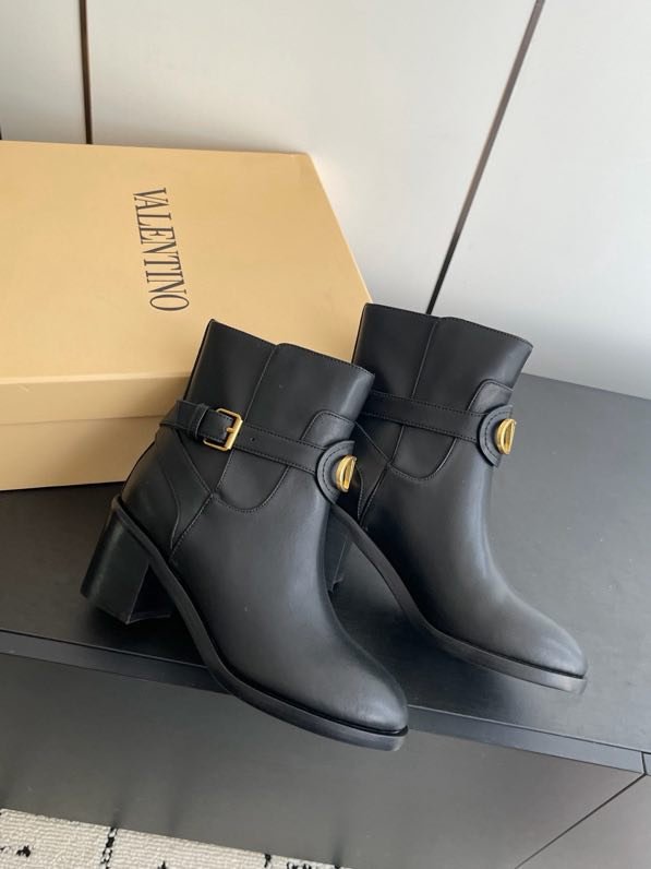 Ботильоны кожаные фото 6