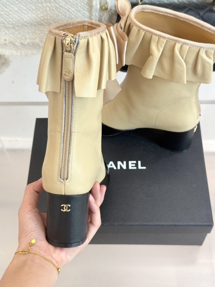 Ботильоны кожаные фото 8