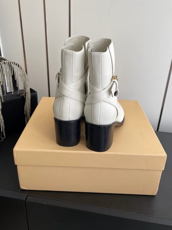 Ботильоны кожаные фото 8