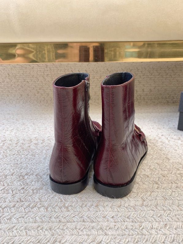 Ботильоны лоферы кожаные фото 3