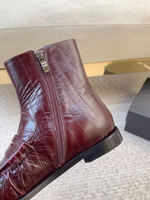 Ботильоны лоферы кожаные фото 6