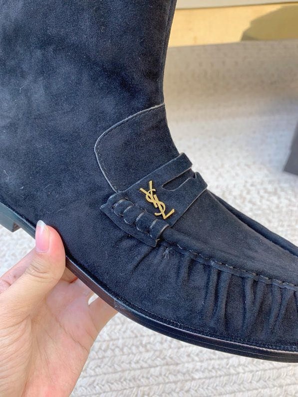 Ботильйони лоферы шкіряні фото 7