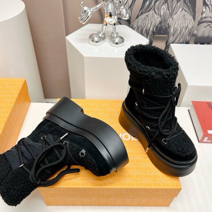 Ботильоны на платформе со шнуровкой фото 7