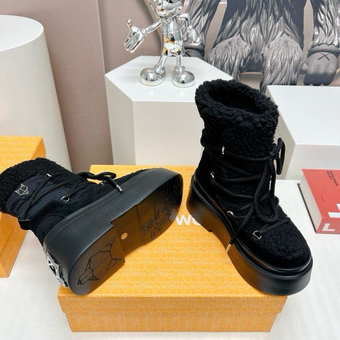 Ботильоны на платформе со шнуровкой фото 8