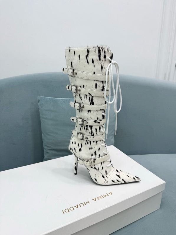 Ботильоны на шпильке со шнуровкой фото 3