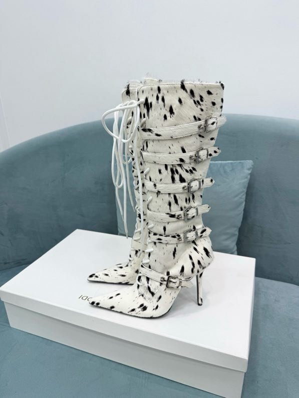 Ботильоны на шпильке со шнуровкой фото 4