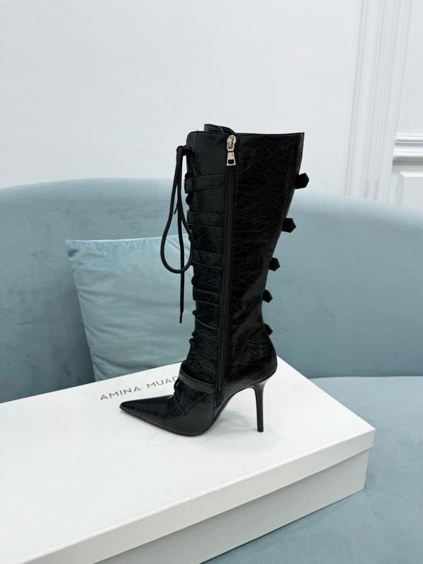 Ботильоны на шпильке со шнуровкой фото 4