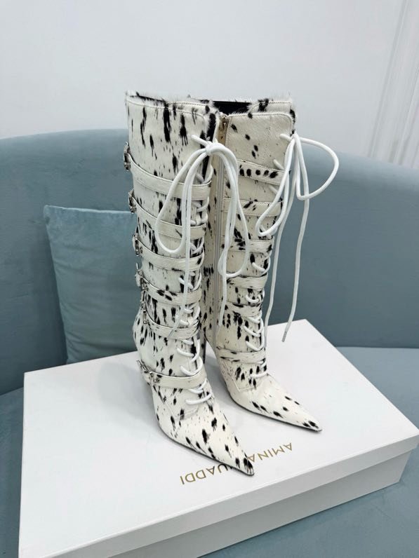 Ботильоны на шпильке со шнуровкой фото 6