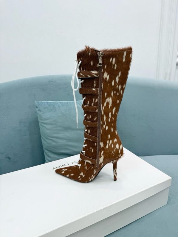 Ботильоны на шпильке со шнуровкой фото 7