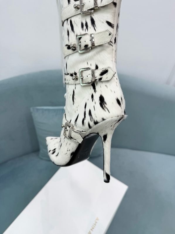 Ботильоны на шпильке со шнуровкой фото 9