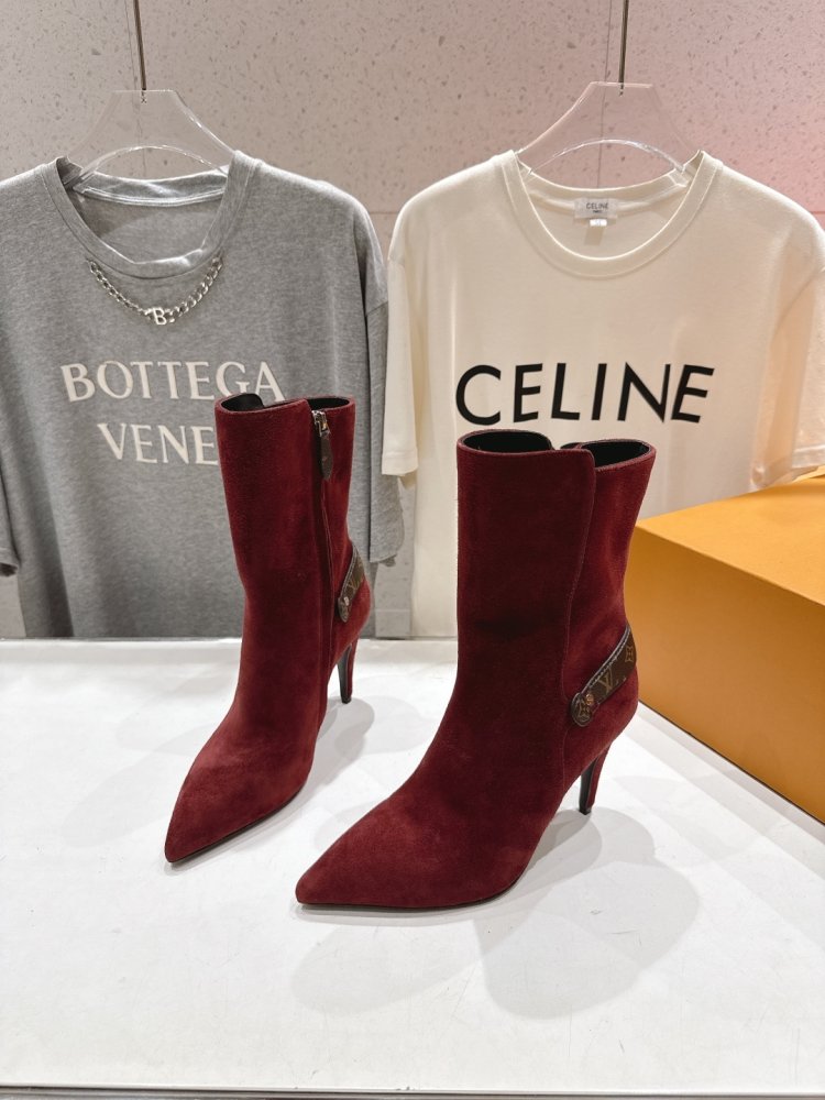 Ботильоны на высоком каблуке