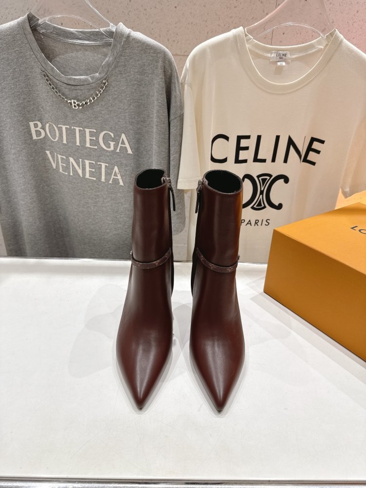 Ботильоны на высоком каблуке фото 2